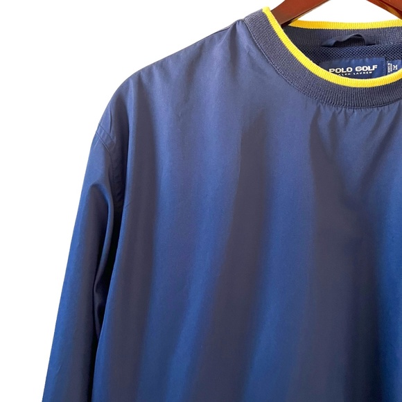 Ralph Lauren Polo Golf Nylon Pullover Windbreaker/Jacket In Navy Size M - Picture 3 of 14